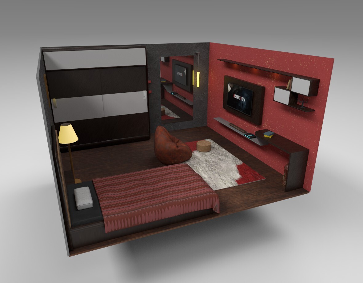 Bedroom 3DS Max
